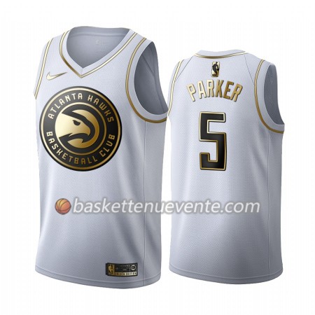 Maillot Basket Atlanta Hawks Jabari Parker 5 2019-20 Nike Blanc Golden Edition Swingman - Homme